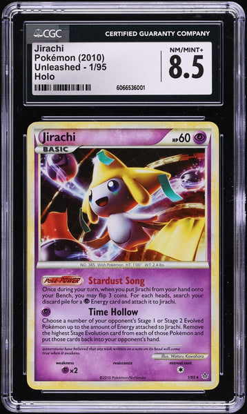 CGC 8.5 Jirachi Holo - Unleashed