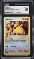 CGC 10 Makuhita Reverse Holo - Ruby & Sapphire
