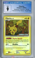 CGC 9 Pikachu Burger King Reverse