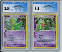 CGC 8.5 Treecko/Grovyle Crystal Guardians Reverse Holos