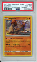 PSA 8 Regirock STAFF Holo