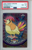 PSA 8 Pidgeotto Topps Chrome