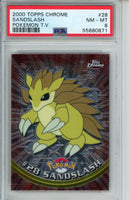 PSA 8 Sandslash Topps Chrome