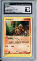 CGC 8.5 Growlithe Reverse - EX Sandstorm