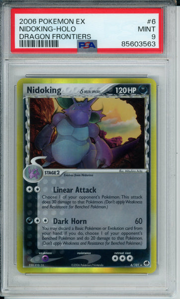 PSA 9 Nidoking Delta Species Holo