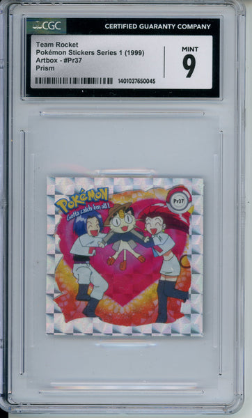 CGC 9 Artbox Team Rocket Prism