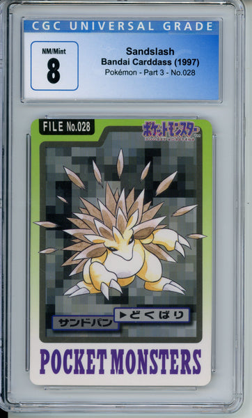 CGC 8 Sandslash Bandai Cardass