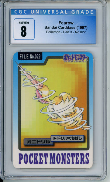 CGC 8 Fearow Bandai Cardass