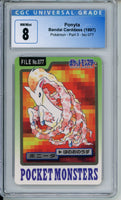 CGC 8 Ponyta Bandai Cardass