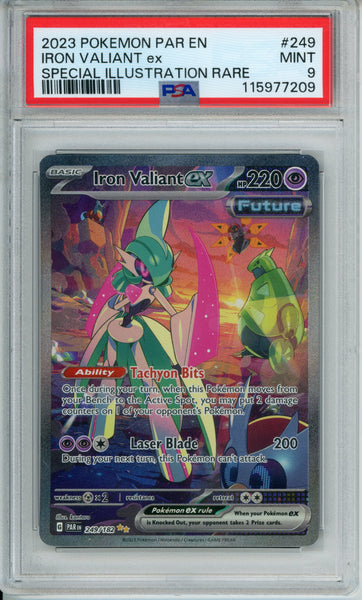 PSA 9 Iron Valiant EX