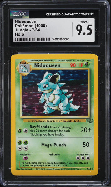 CGC 9.5 Nidoqueen Jungle Holo - Unlimited