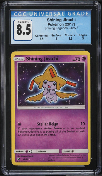 CGC 8.5 Shining Jirachi - With Subgrades!